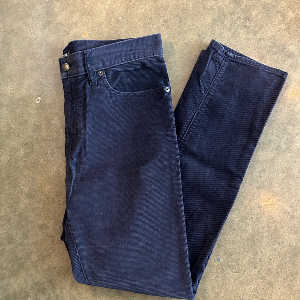 J Crew 31-32 Navy Cords